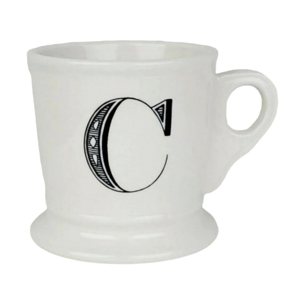 Anthropologie Monogram mug "C"